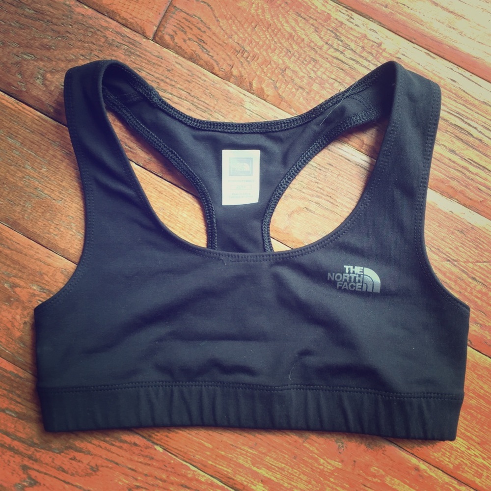 XS North Face Black Sports Bra